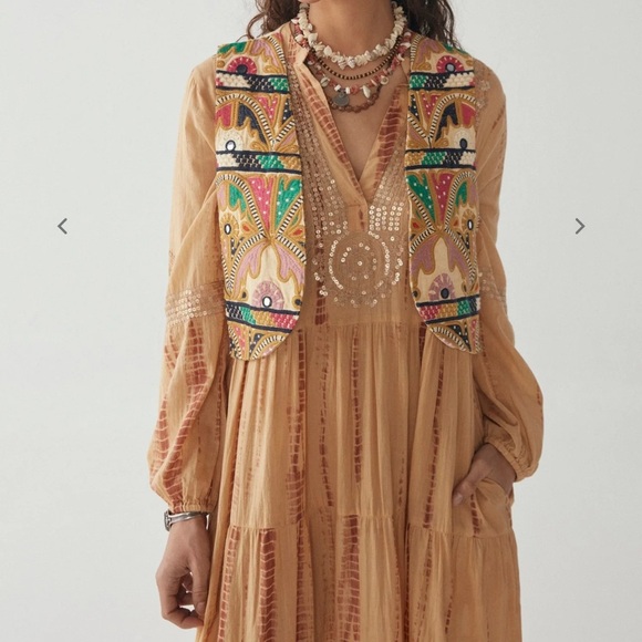 NWT Maison Hotel Lala Dress - Hummus - Picture 6 of 8